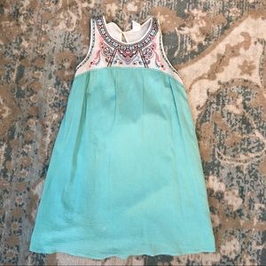 Pink Blush MATERNITY Embroidered Tank